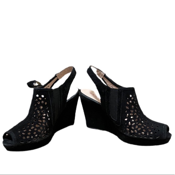 Sasha London Laser Cut Wedges - Picture 3 of 9